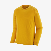 Patagonia mens long-sleeved Capilene Cool Merino Shirt in Hawk Gold:$69$47.99 at Patagonia