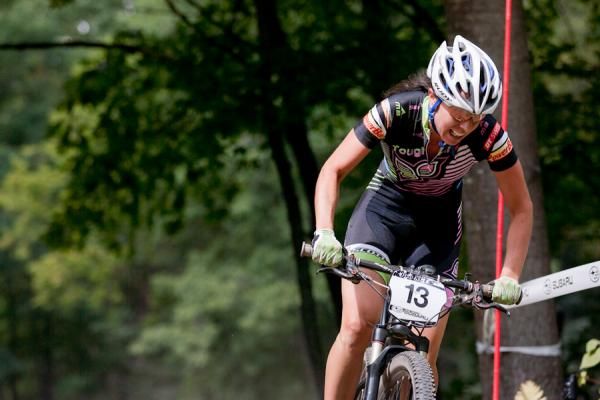 Rebecca Gross (Tough Girl Cycling) works her way to a podium finish