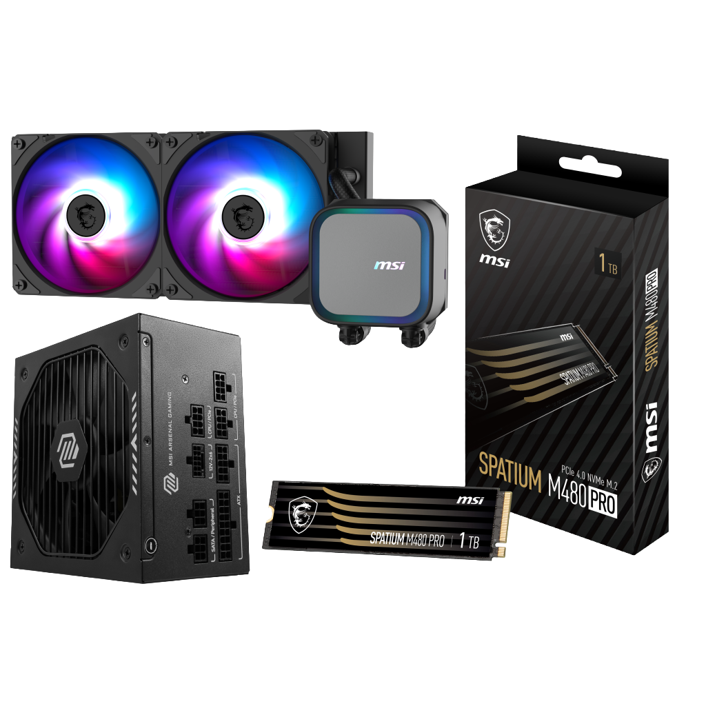 Upgrade your PC with a 2TB PCIe 4.0 SSD, 750W power supply, and