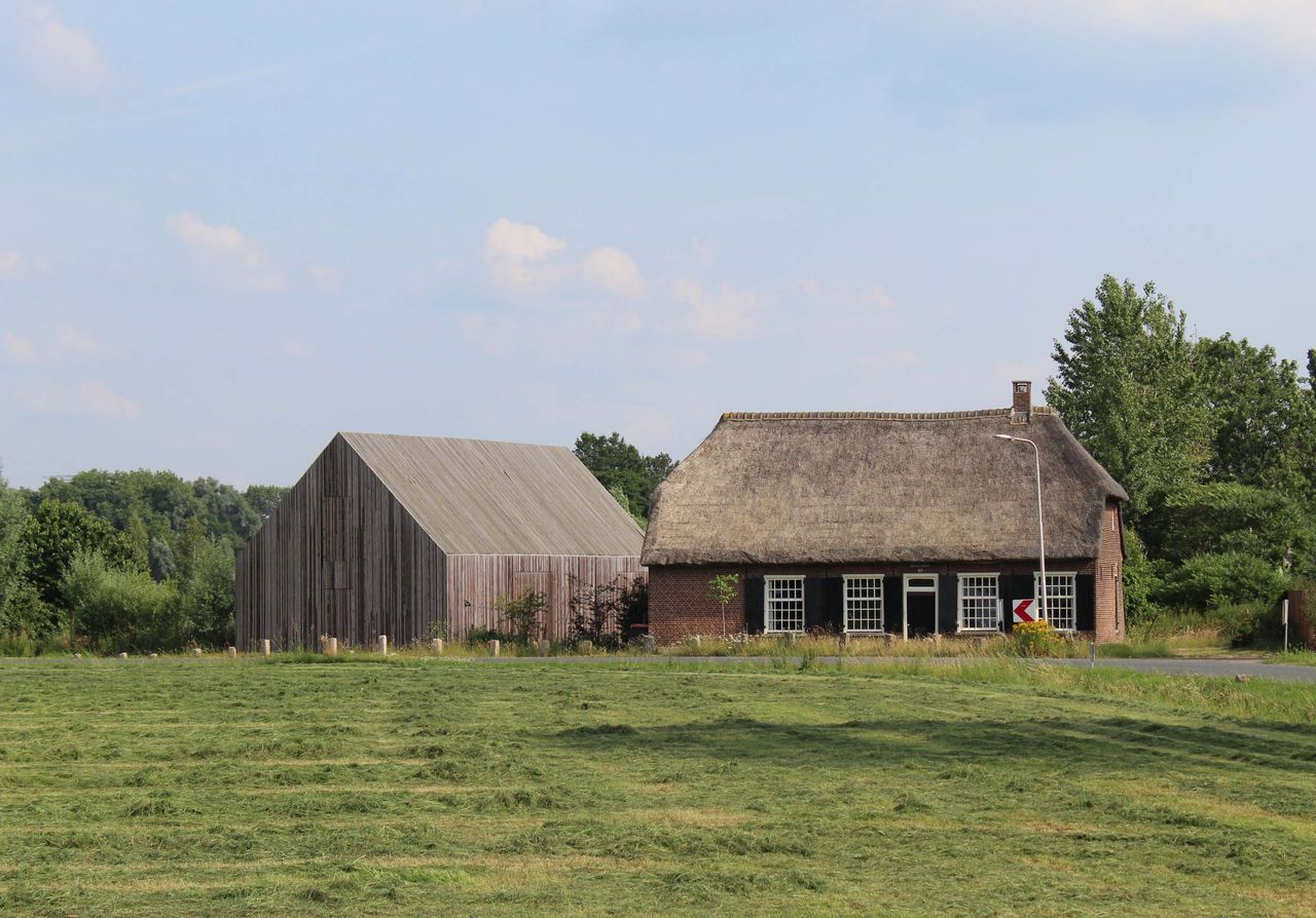 View of the ‘Potato Ensemble’ – the former farm site