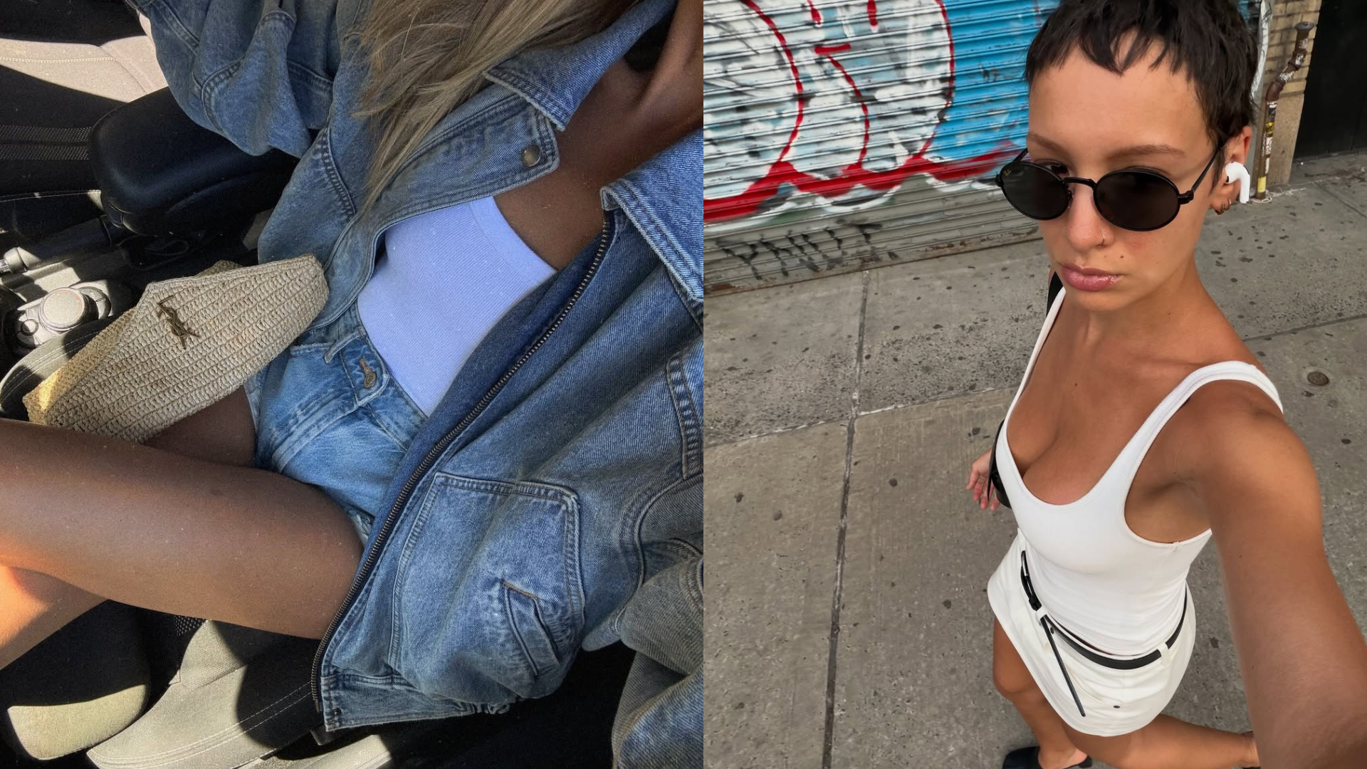 An image of a woman wearing timeless summer outfit