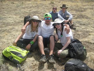 Interns Relax at Colton Crater