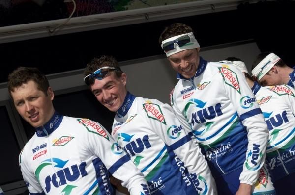 Saur - Sojasun trio Julien Simon, Anthony Delaplace and Yannick Talabardon.