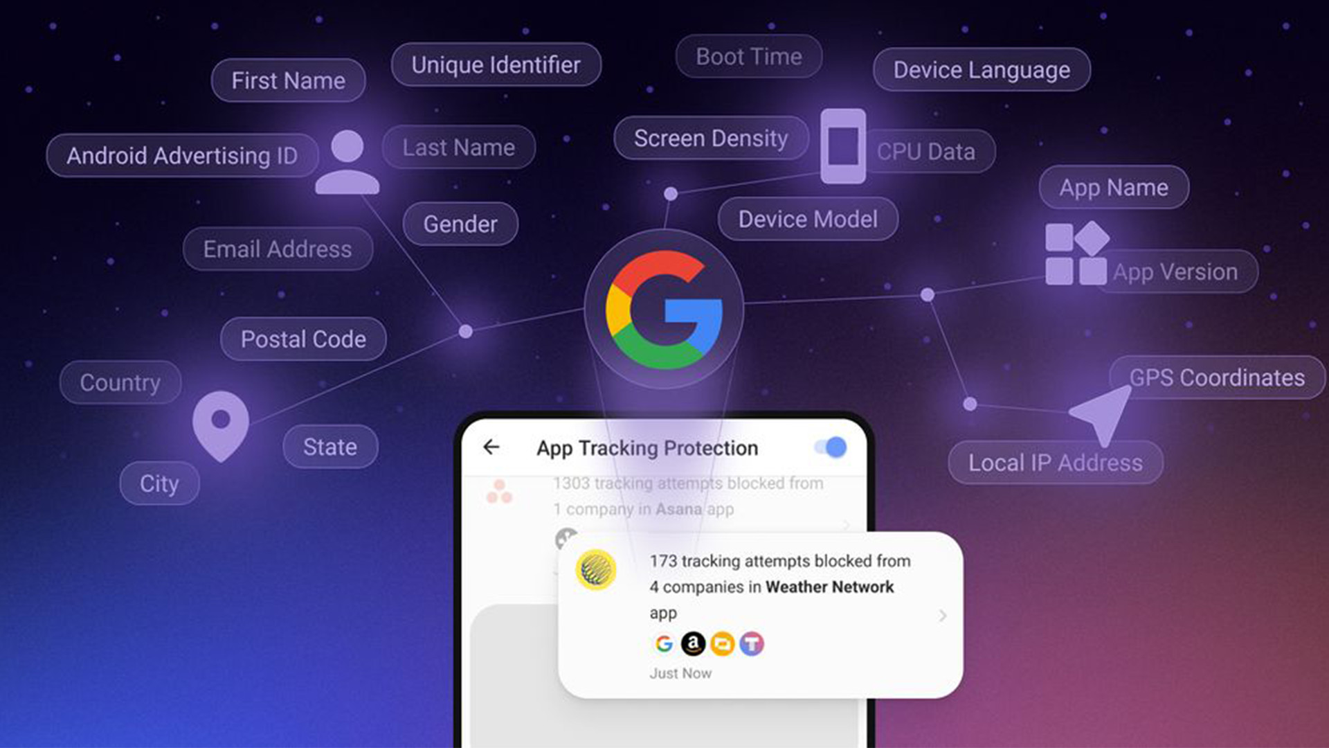 DuckDuckGo's App Tracking Protection