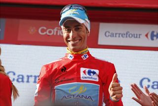 Fabio Aru takes the race lead after stage 11 of the Vuelta a Espana (Sunada)