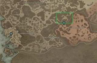 Diablo 4 - map to hidden camp