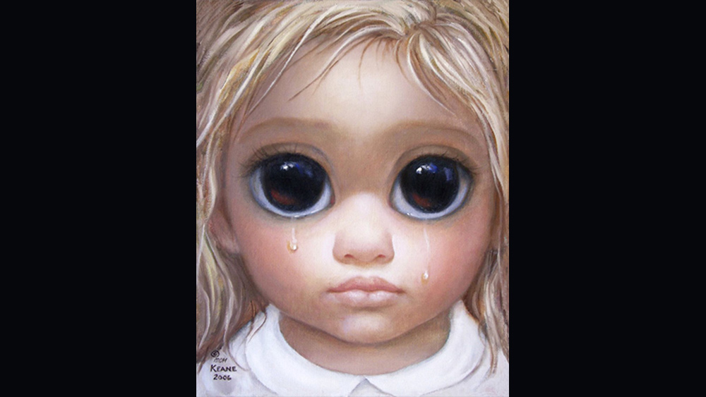 Margaret Keane big eyes portrait