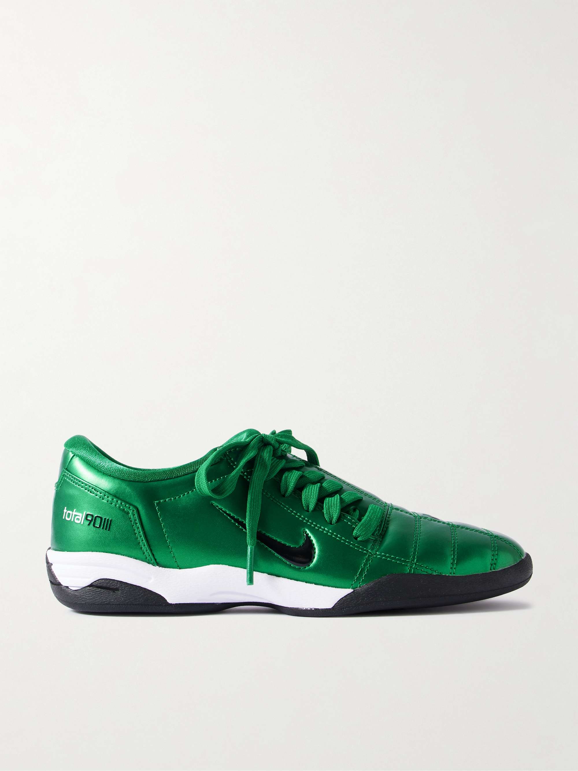 T90 Metallic Leather Sneakers