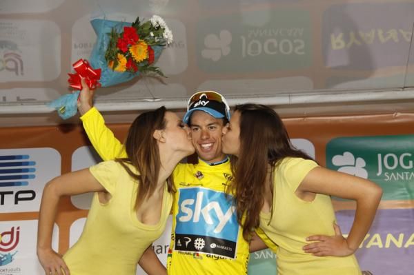 The yellow jersey remains in the Sky camp as Richie Porte becomes the new leader.