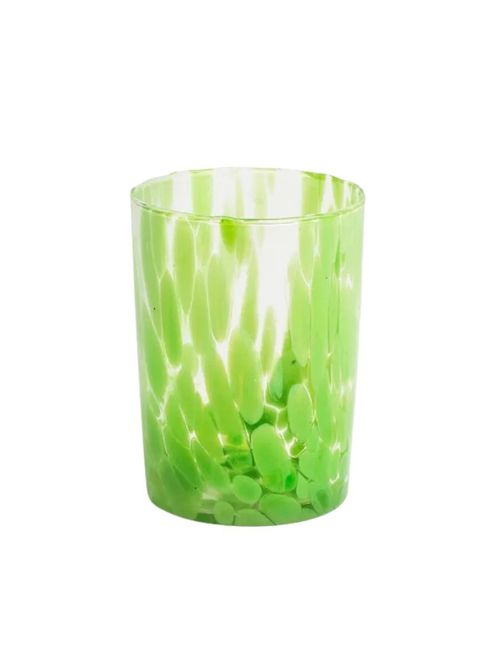 Green Speckled Tumbler