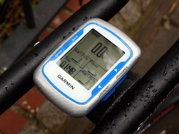 David Millar (Garmin-Transitions) is apparently only interested in a few pieces of key information while racing time trials - and notice that heart rate is included twice.