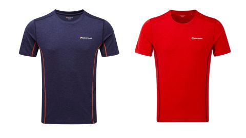 Red Sports Outdoors Breathable Lightweight Montane Mens Dart T Shirt Tee Top 