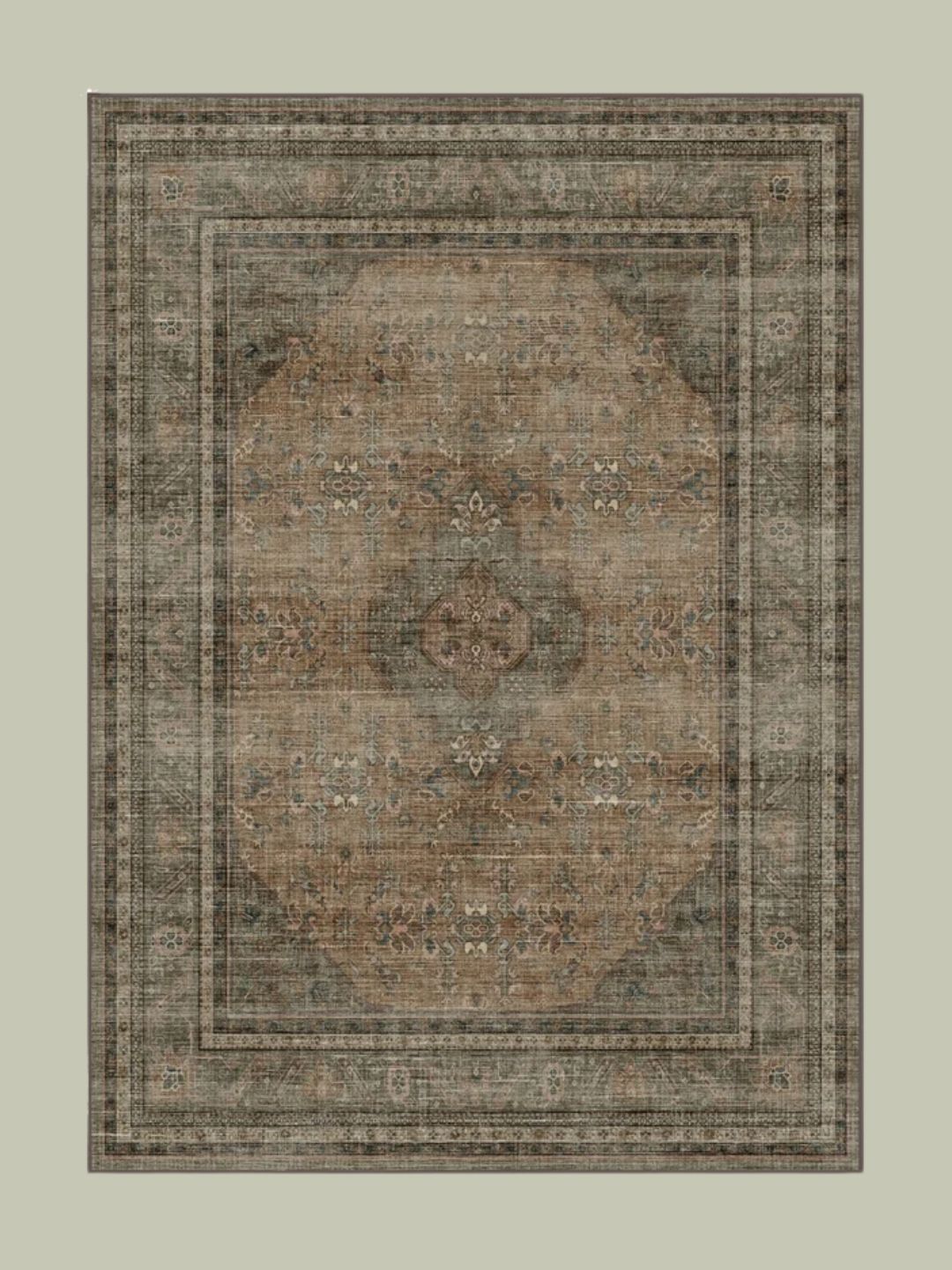 Ruggable UK, Rowan Stone &amp;amp; Soft Clay Flatwoven Rug in Stone Brown
