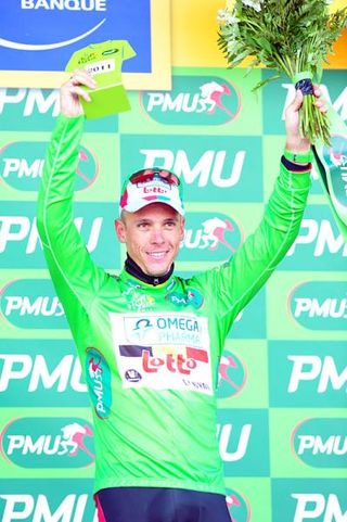 Philippe Gilbert (Omega Pharma-Lotto) remains atop the points classification.