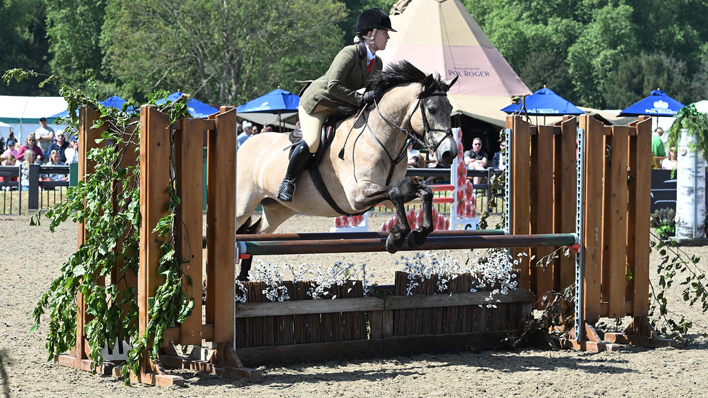 Ruby Ward rides Lady Dublin of Corderry to be crowned M&amp;amp;M working hunter pony champions