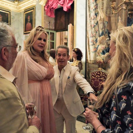 the white lotus season 2 still with jennifer coolidge