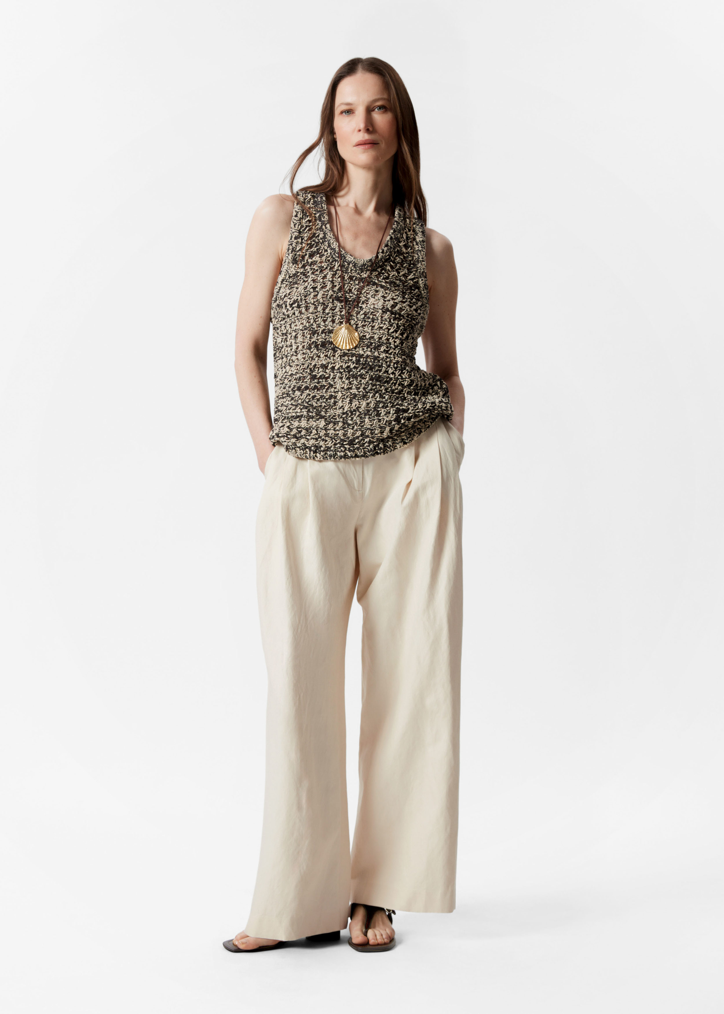 Wide-Leg Trousers