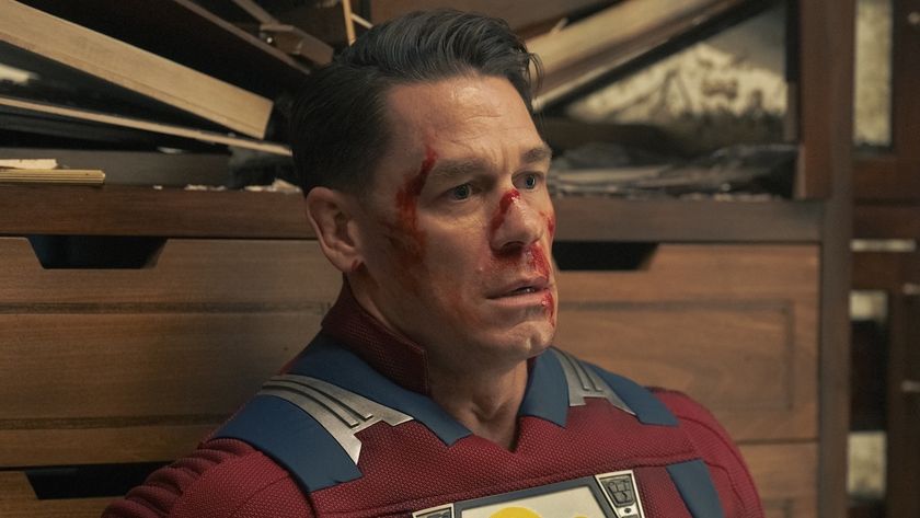 Peacemaker bleeding on face in Peacemaker Season 2