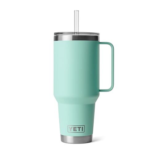 Rambler 42oz Tumbler w/Handle and Straw Lid &mdash; Seafoam