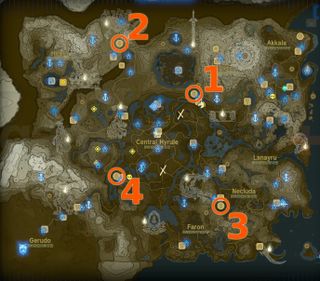 All great fairy fountain locations in Zelda Tears of the Kingdom