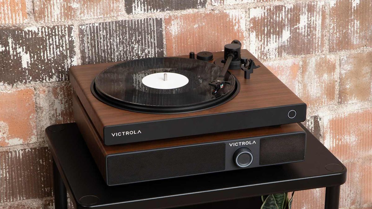 This new turntable speaker is a perfect space-saving buy for new vinyl owners