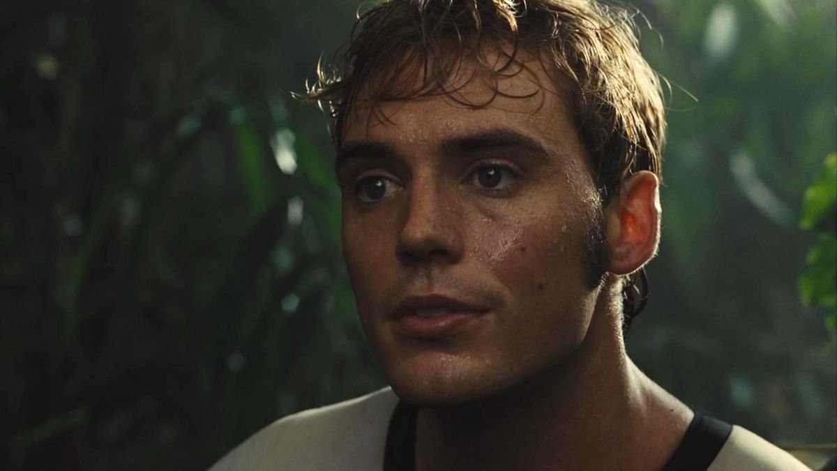 Sam Claflin as Finnick Odair in Hunger Games: Catching Fire