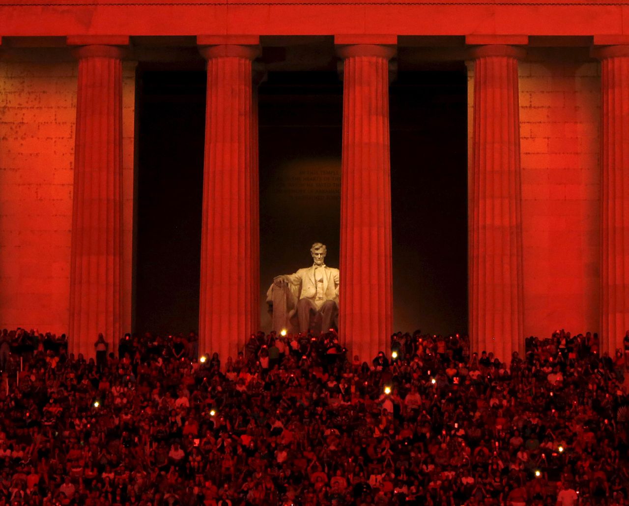 Lincoln Memorial.