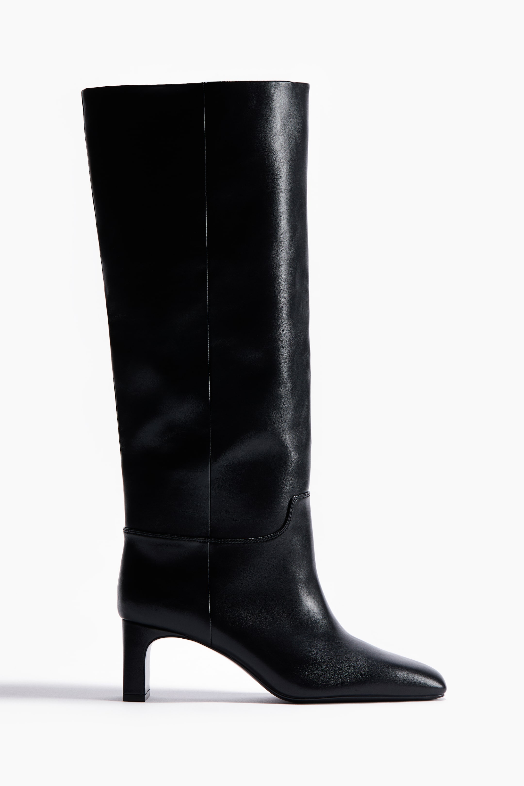 Knee-High Boots - Black