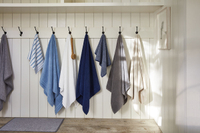 Melange Organic Cotton 6 Piece Bath Towel Set Blue, $39.98 | Gap