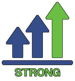 Arrows pointing up