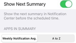 iOS Settings for notifications and beta
