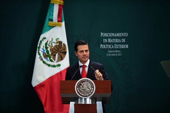 Mexican President Enrique Pena Nieto.