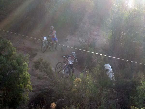 Sometimes the fastest line isn't taken on the bike.