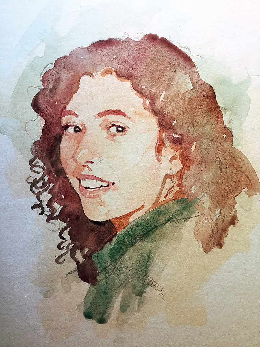 Paint delicately so earlier layers aren't scrubbed off