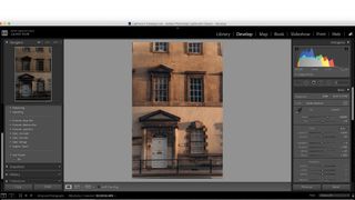 Image shows the Adobe Lightroom interface