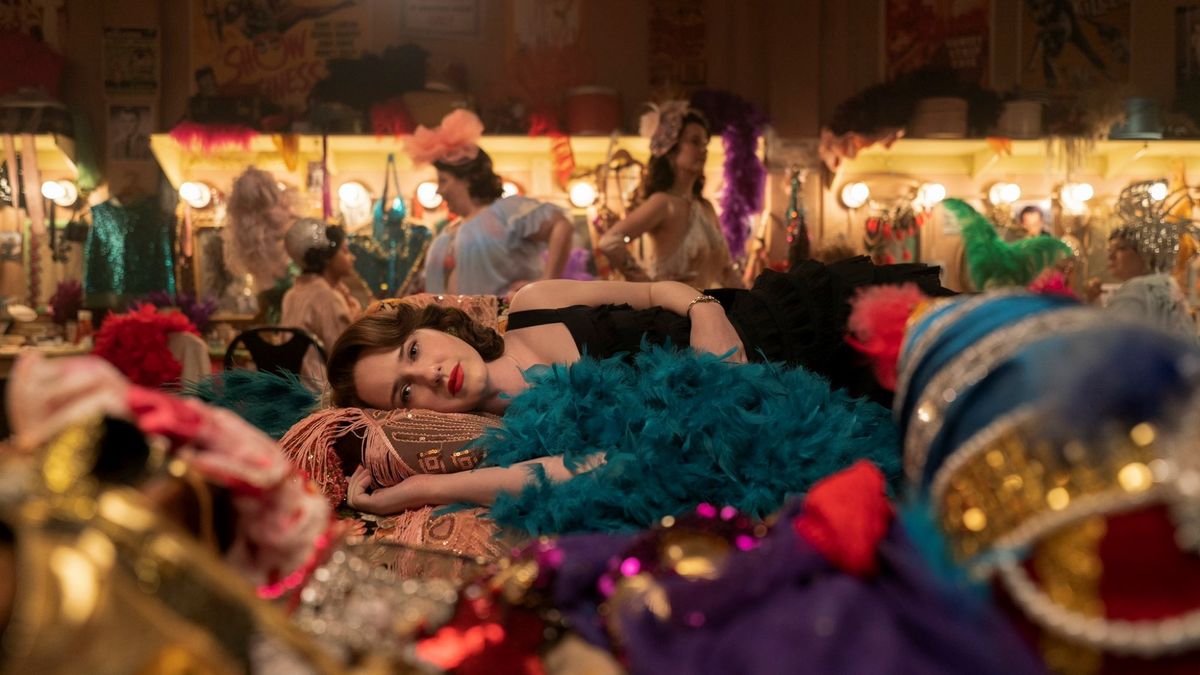 Rachel Brosnahan as Mrs Maisel in The Marvelous Mrs Maisel season 4