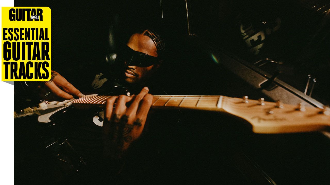 Chuck Berry-by-way-of-the-gutter riffs and choppy Strat-isms from