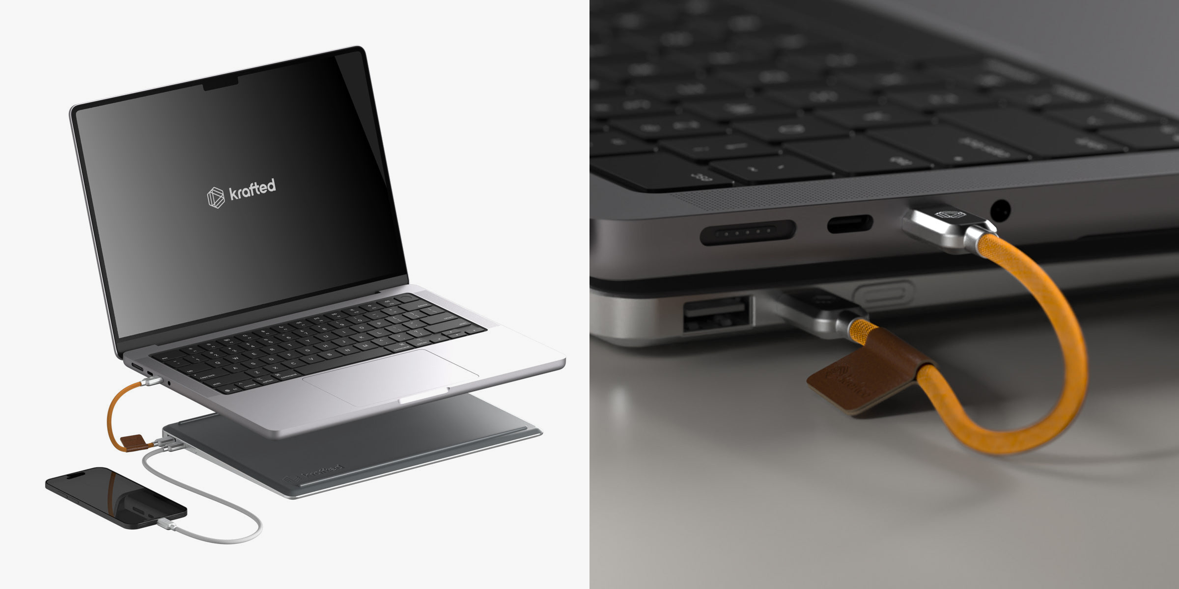 Krafted Edge ultra slim power bank