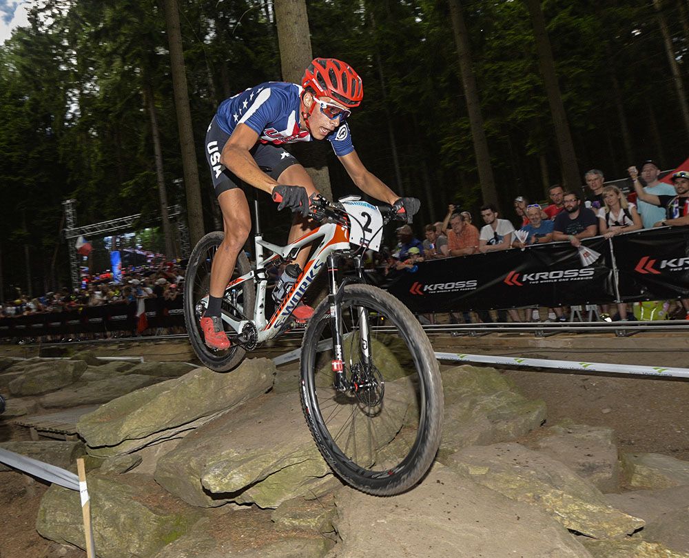 Christopher Blevins (United States of America) had a mechanical problem, dropping him the fourth