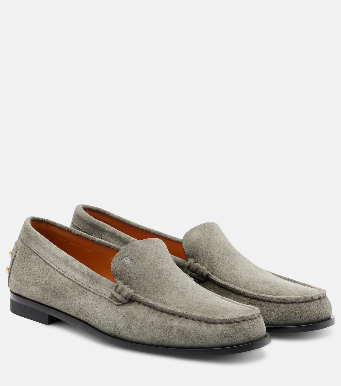 Suede Loafers in Grey - Tods