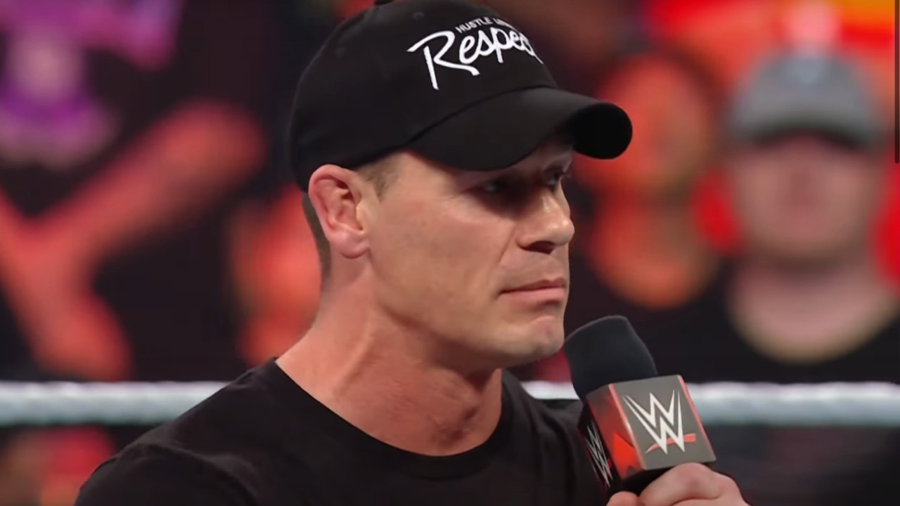 John Cena on Monday Nigh Raw on WWE