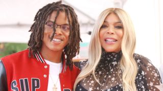 kevin hunter jr and wendy williams at her 2019 walk of fame ceremony