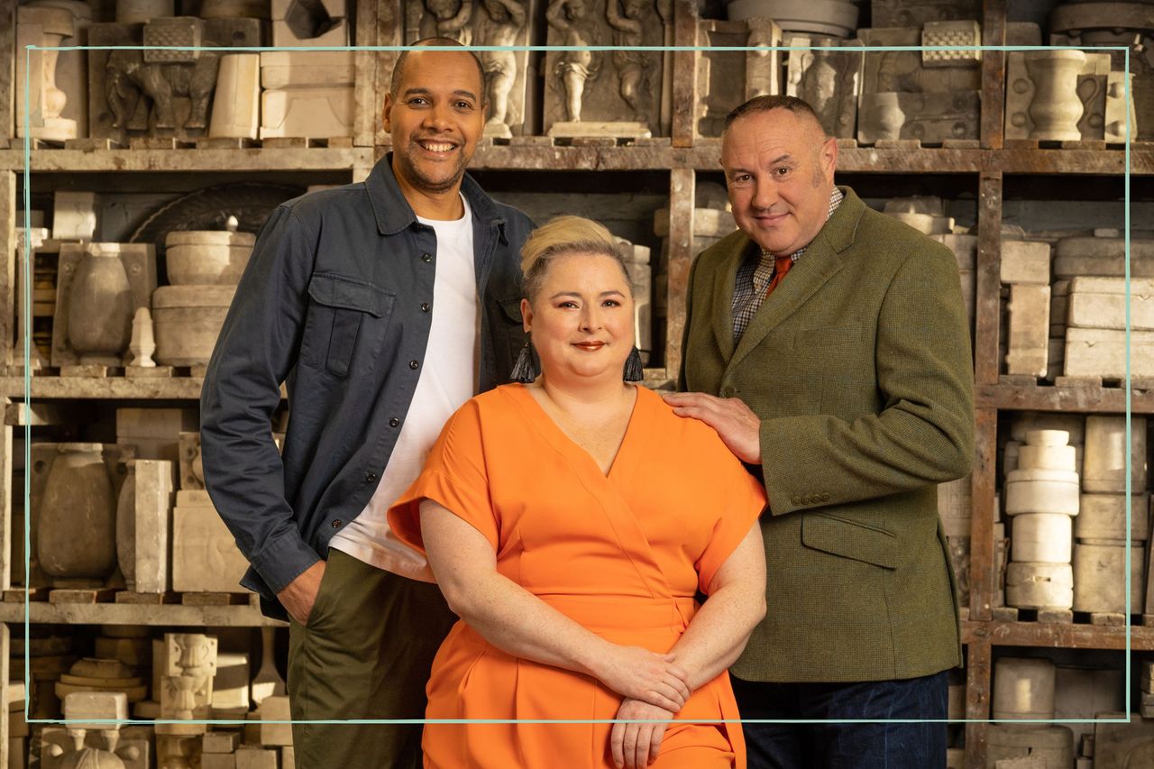 a still of The Great Pottery Throw Down judges Rich, Keith and Siobhan