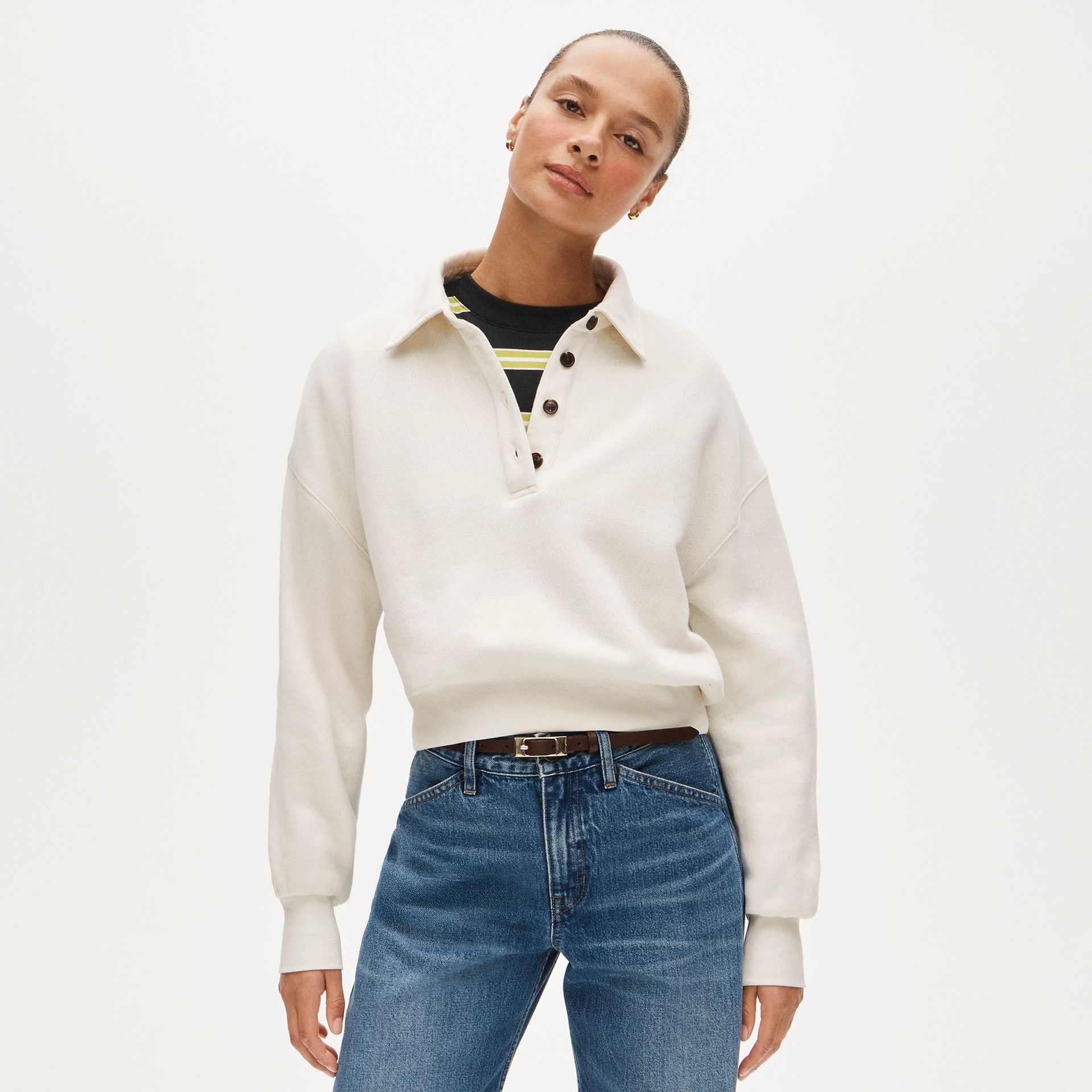 Heritage Terry Rugby Sweatshirt
