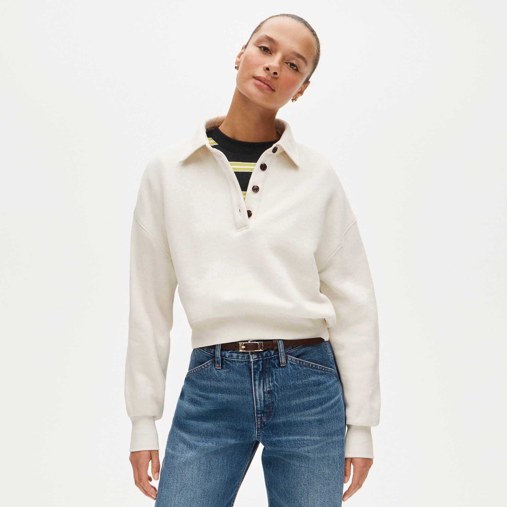 Heritage Terry Rugby Sweatshirt