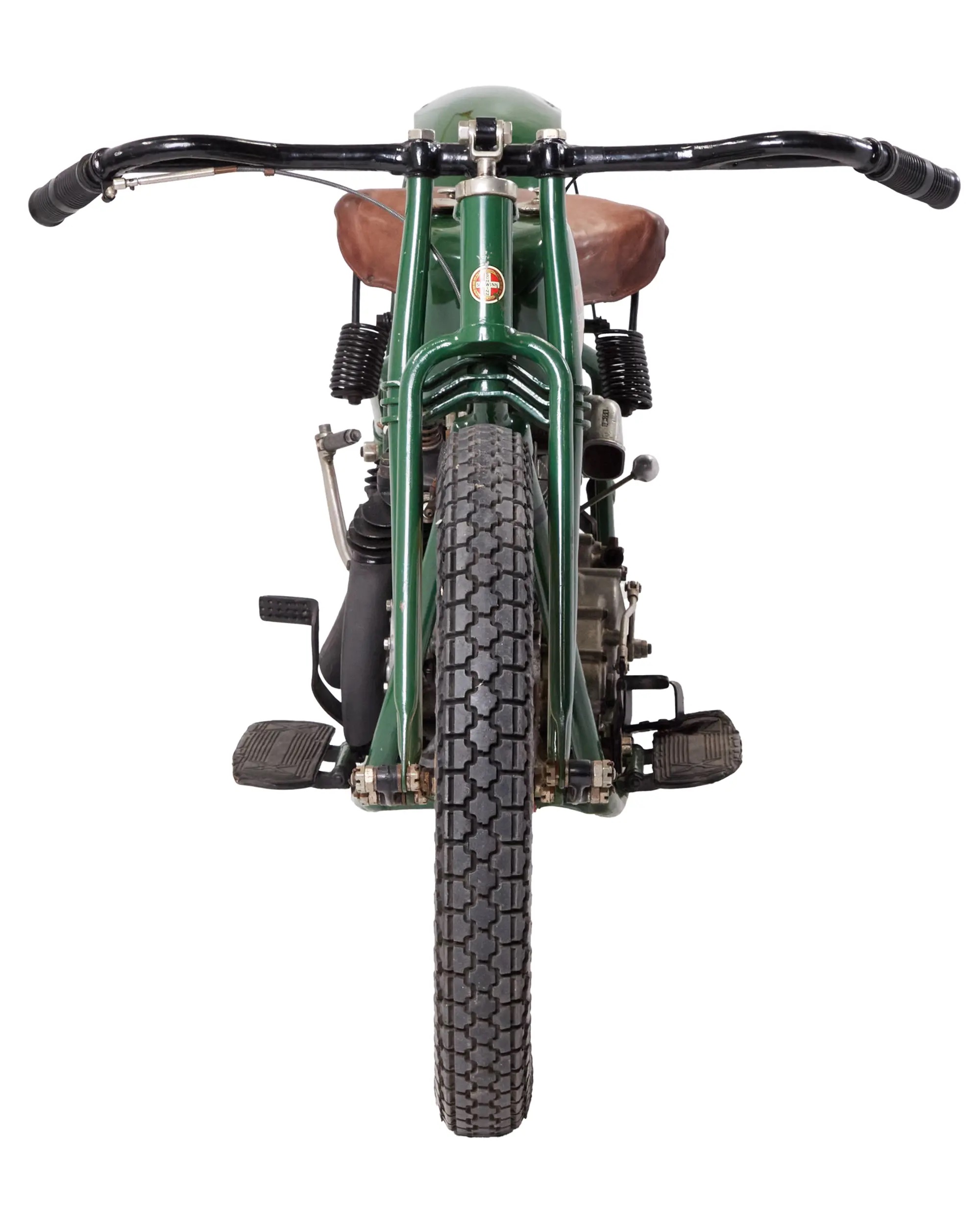 Steve McQueen's bike and certificate of authenticity