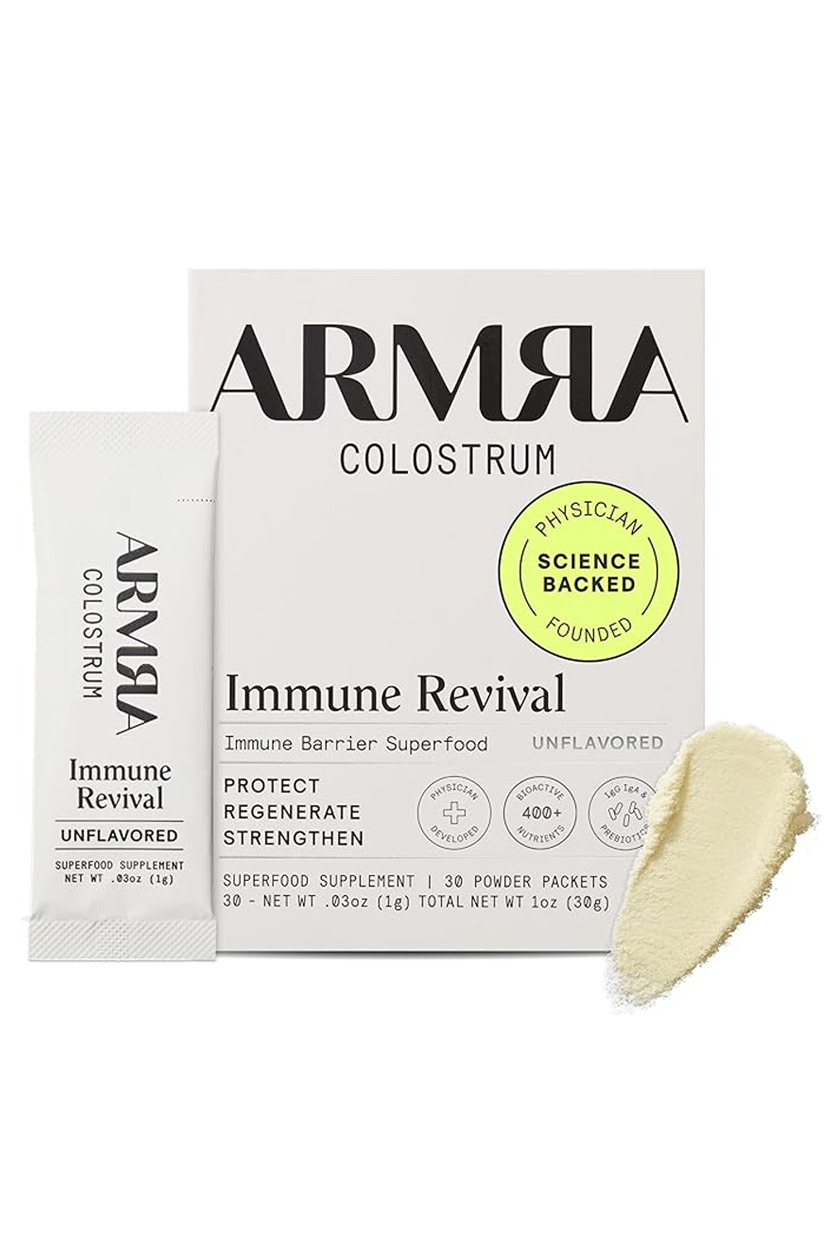 Armra Colostrum&amp;trade; Powder | Unflavored | Gut Health &amp;amp; Bloating | Skin &amp;amp; Hair | Immunity | Keto, Gluten &amp;amp; Fat-Free | 30 Servings