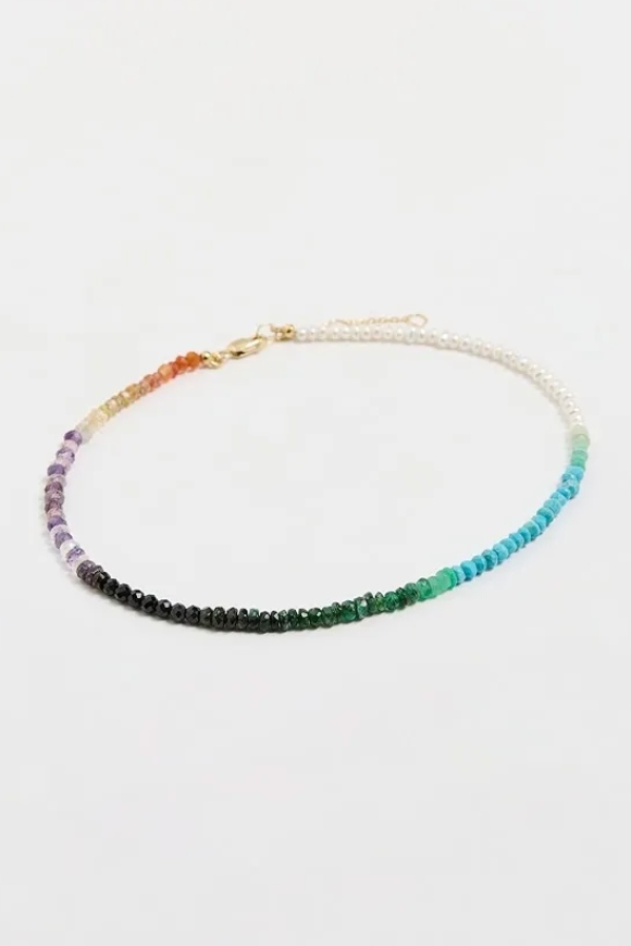 Shashi Natasha Gemstone Anklet