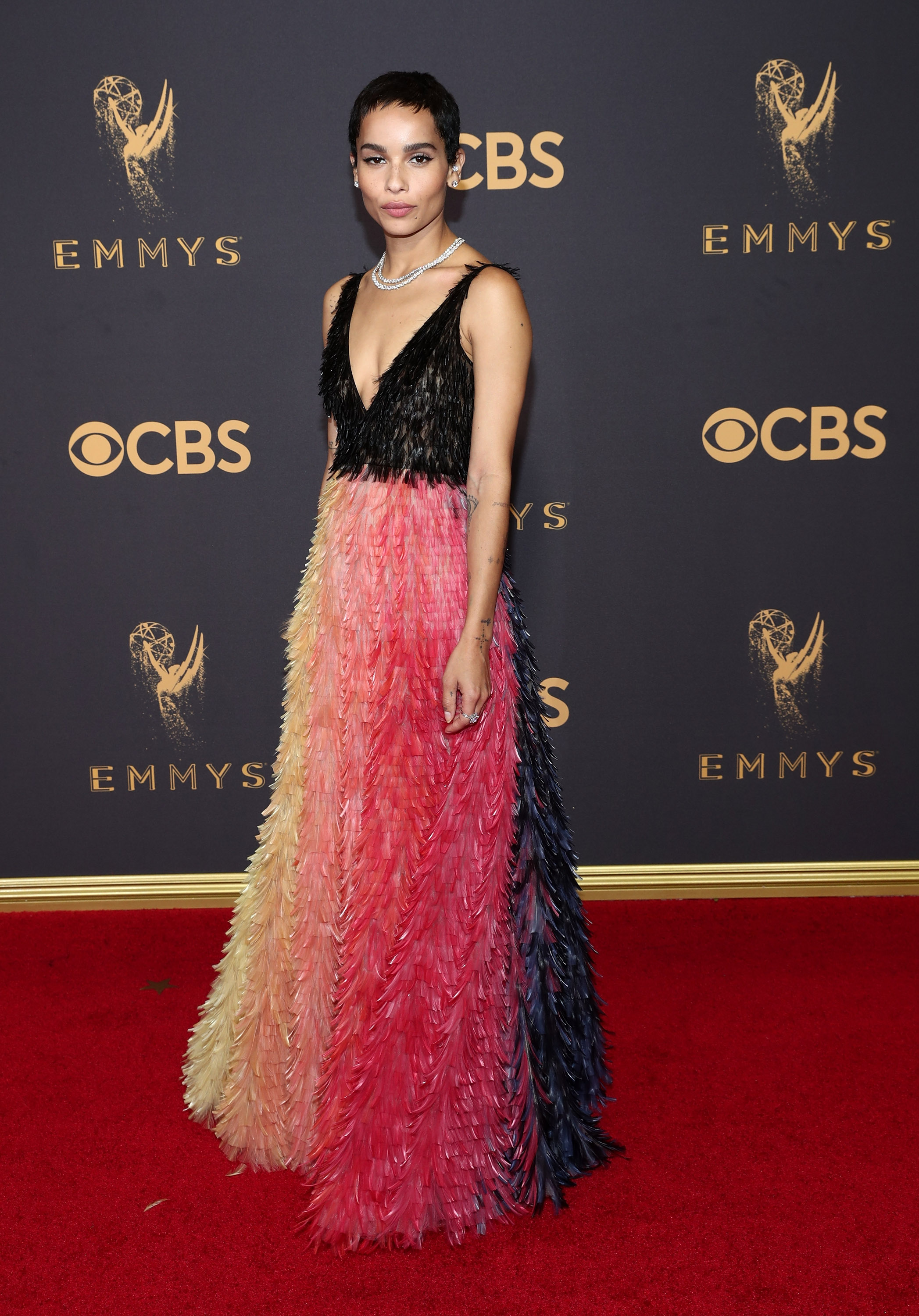 Zoe Kravitz attends the 69th Annual Primetime Emmy Awards at Microsoft Theater on September 17, 2017 in Los Angeles, California. (Photo by Todd Williamson/Getty Images)