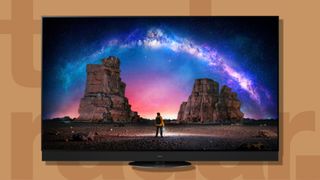 best TVs for sound against a techradar background